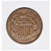 Image 1 : RARE 1867 TWO CENT DOUBLE DIE OBVERSE!