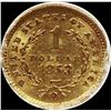 Image 2 : 1853-O $1.00 GOLD LIBERTY