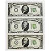 Image 1 : THREE 1928-B $10.00 FEDERAL RESERVE NOTES