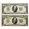 Image 1 : TWO $10.00 FEDERAL RESERVE NOTES