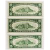 Image 2 : THREE 1934-A $10.00 FEDERAL RESERVE NOTES