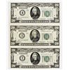 Image 1 : THREE 1928 $20.00 FEDERAL RESERVE NOTES