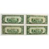 Image 2 : FOUR PCS. 1928 $20.00 FEDERAL RESERVE NOTES: