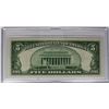 Image 2 : 1934 A $5.00 NORTH AFRICA SILVER CERTIFICATE