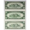 Image 2 : THREE PCS. 10.00 FEDERAL RESERVE NOTES: