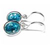Image 2 : 10K NATURAL BLUE ZIRCON(2.8CT) (1.03GM) EARRINGS