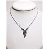 Image 2 : SILVER 16" NECKLACE
