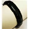 Image 2 : FLEXIBLE SIZE BLACK ONYX BRACELET