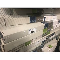 SHELF LOT OF GLOW SOLAR SHADES (VARIOUS COLOURS & SIZES)