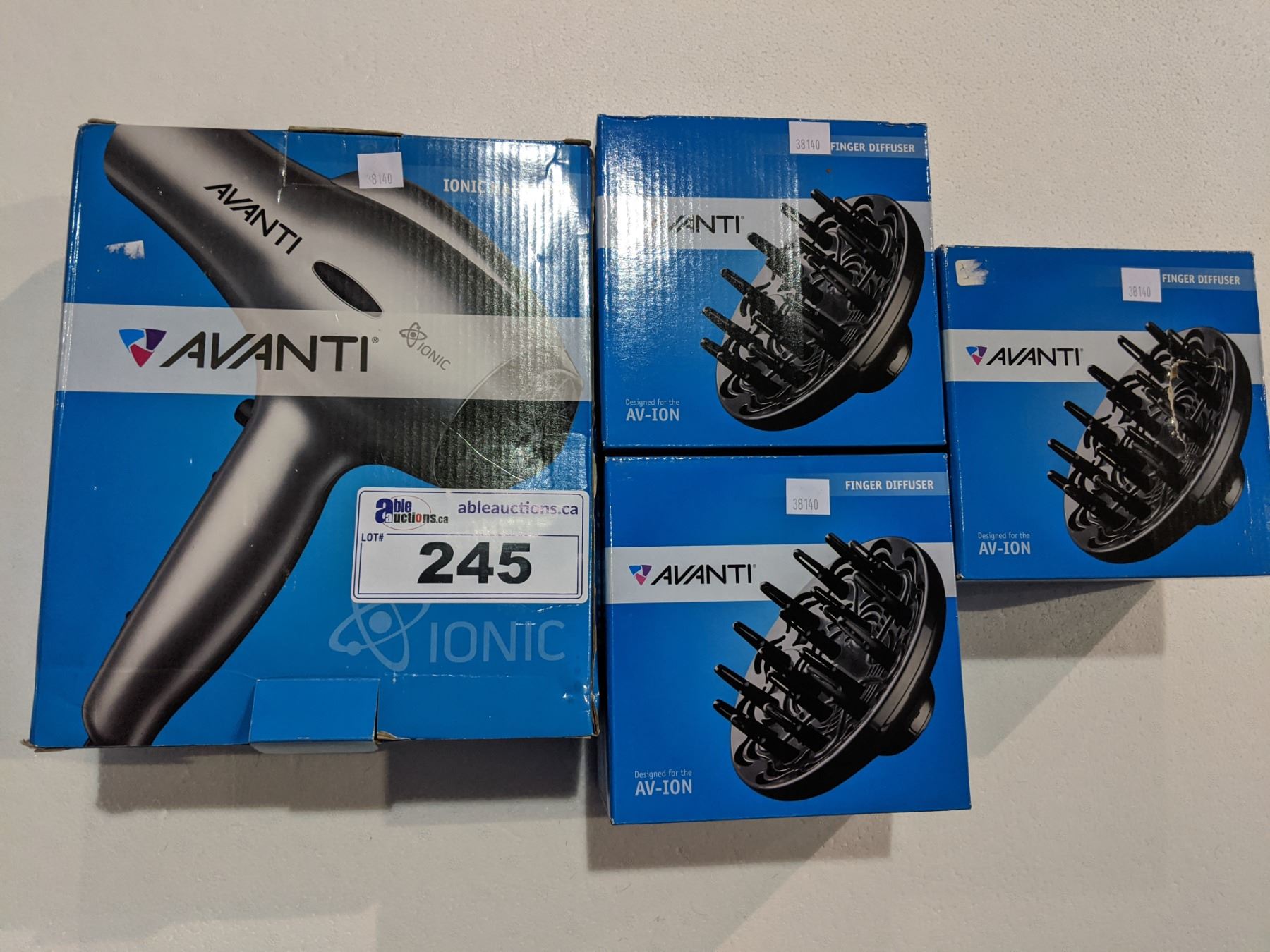 Avanti Diffuser AVANTI IONIC HAIR DRYER WITH 3 AVANTI FINGER DIFFUSERS