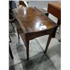 Image 2 : ANTIQUE WALNUT DROP LEAF TABLE