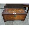 Image 1 : ORNATE CARVED WOOD ASIAN TRUNK