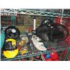 Image 2 : LOT OF TOOLS INCLUDING MAKITA TOOL BAG WITH CONTENTS, OUTDOOR EXTENSION CABLE, DEWALT DRILL AND