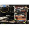 Image 2 : GAMING SHELF INCLUDING PS3 GAMES, ROCKBAND AND GUITAR HERO ACCESSORIES