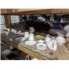 Image 2 : DISHWARE SHELF INCLUDING PLATES, CUPS & SAUCERS AND MORE