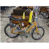Image 1 : VINTAGE 60'S ORANGE BICYCLE WITH TASSLES AND BANANA SEAT