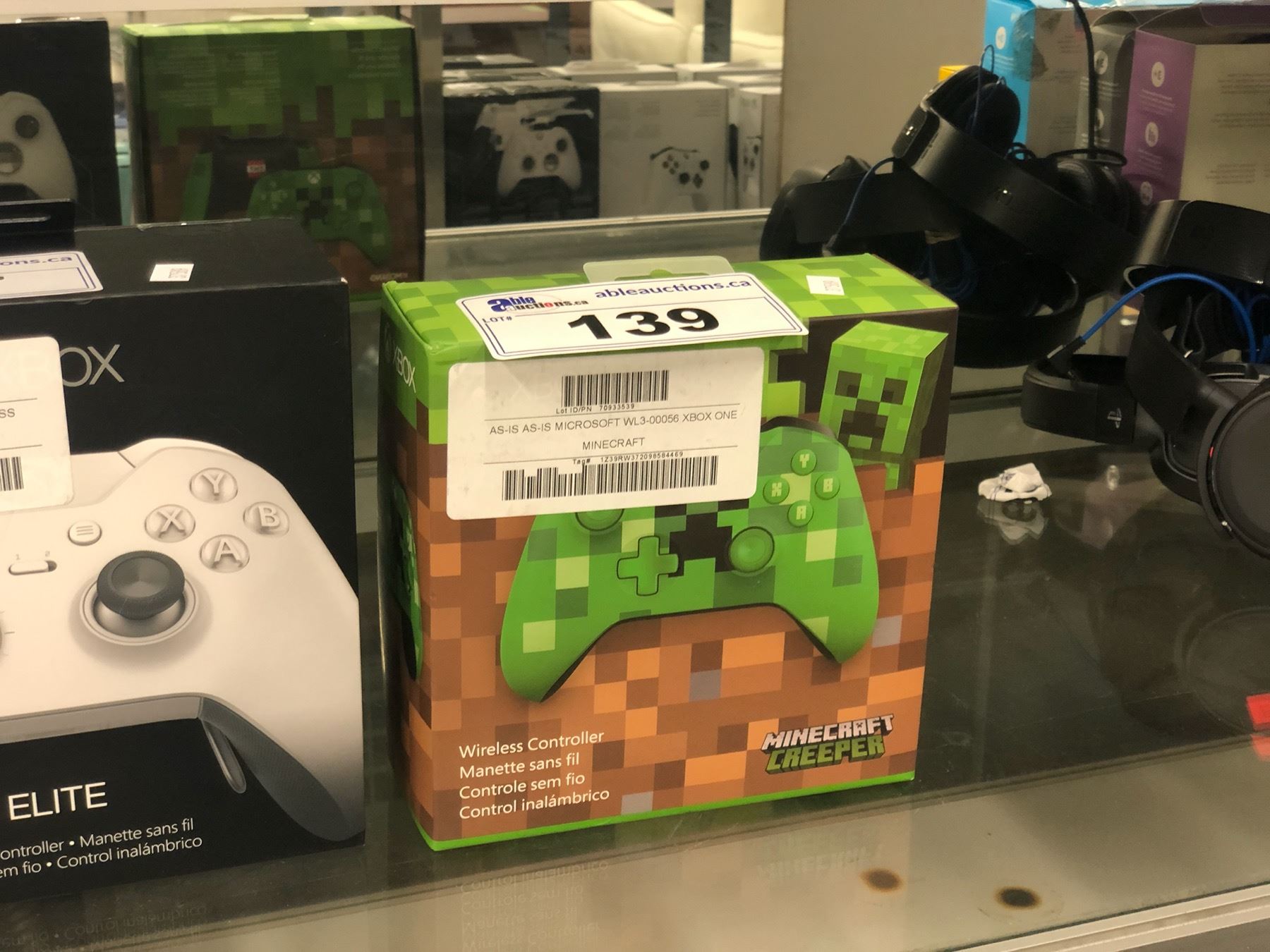 XBOX MINECRAFT CREEPER WIRELESS CONTROLLER