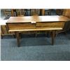 Image 2 : CHERRY 5' SOLID WOOD CONSOLE TABLE