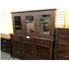 Image 1 : DARK WOOD 5 DRAWER DINING CHEST