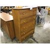 Image 1 : AMELIA LIGHT WALNUT 5 DRAWER DRESSER