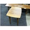 Image 2 : AMELIA LIGHT WALNUT 5' BENCH WITH MATCHING SIDE TABLE