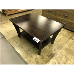 DARK WOOD 3' COFFEE TABLE