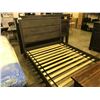 Image 1 : GREYED MAPLE MODERN STYLE BED FRAME, FITS QUEEN RV SIZE MATTRESS (60" X 75")