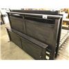 Image 1 : GREYED MAPLE KING SIZE HEAD BOARD AND FOOT BOARD, NO RAILS