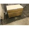 Image 1 : WHITE AND MAPLE 2 DRAWER DRESSER