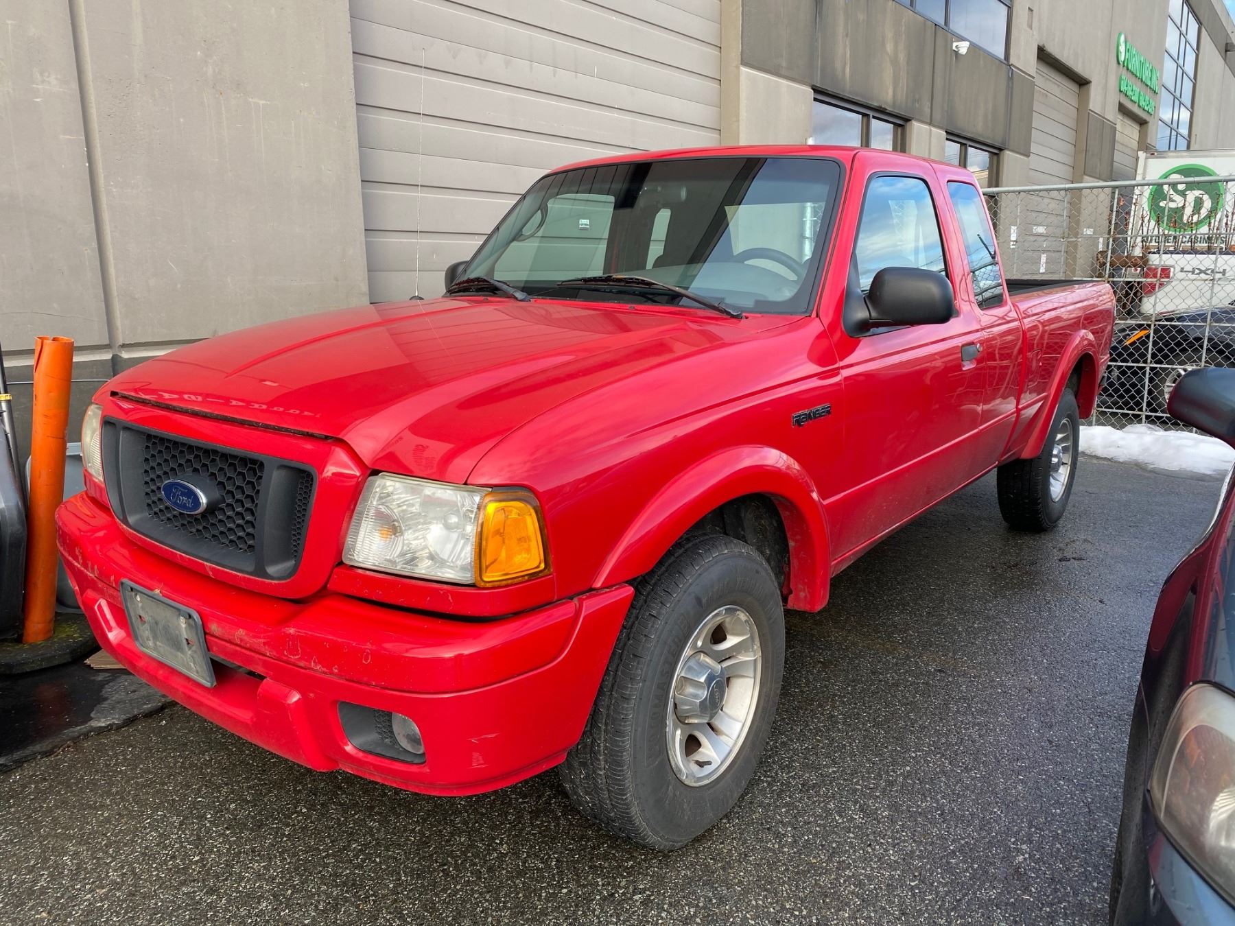 2004 FORD RANGER, RED, GAS, MANUAL, VIN#1FTYR44U94PB35794, 316,483KMS ...