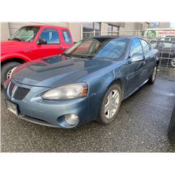 2007 PONTIAC GRAND PRIX, GREY, 4DRSD, GAS, AUTOMATIC, VIN#2G2WP552871228781, 178,972KMS,