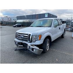 2009 FORD F150, WHITE, PICKUP, GAS, AUTOMATIC, VIN#1FTPX14V49FB24367, *NO REGISTRATION, PARTS ONLY,