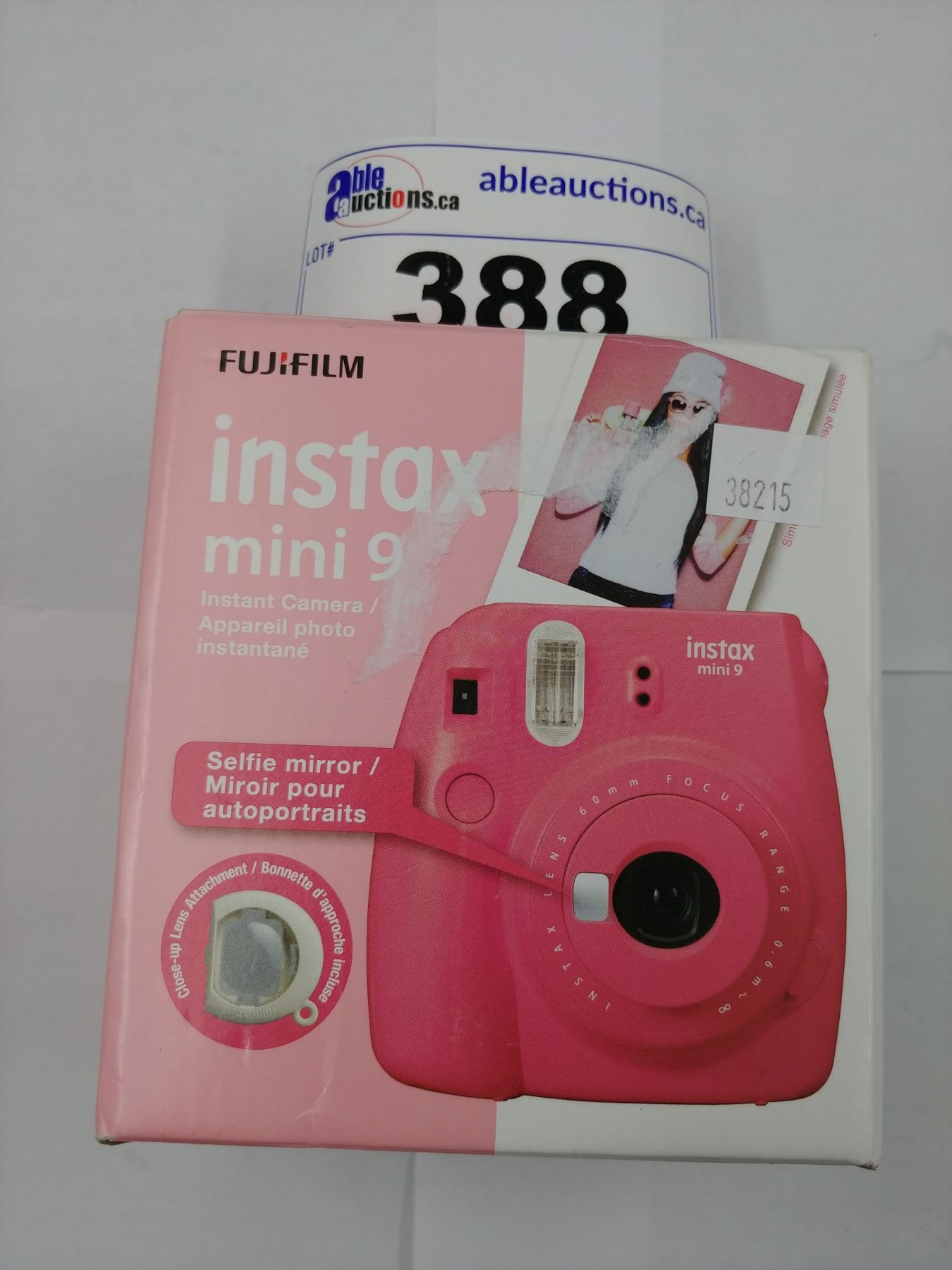 FUJIFILM INSTAX MINI 9 INSTANT CAMERA FLAMINGO PINK Able Auctions Fujifilm instax mini 9 instant camera flamingo pink able auctions