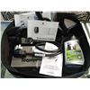 Image 1 : PORSCHE CHARGING EQUIPMENT IN CASE WITH MOBIL1 ESP FORMULA 5W-30 SYNTHETIC MOTOR OIL