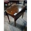 Image 2 : ANTIQUE WALNUT DROP LEAF TABLE