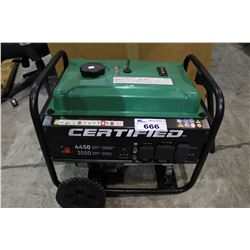 CERTIFIED 3550 GENERATOR