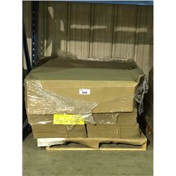 PALLET OF ASSORTED FEMININE SANITARY NAPKIN PACKAGES / BOXES