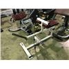 Image 2 : APEX WHITE / RED COMMERCIAL FREE WEIGHT SEATED CALF BENCH