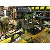 Image 2 : TD 8" BENCH GRINDER, DRILL PRESS & YELLOW WORK TABLE