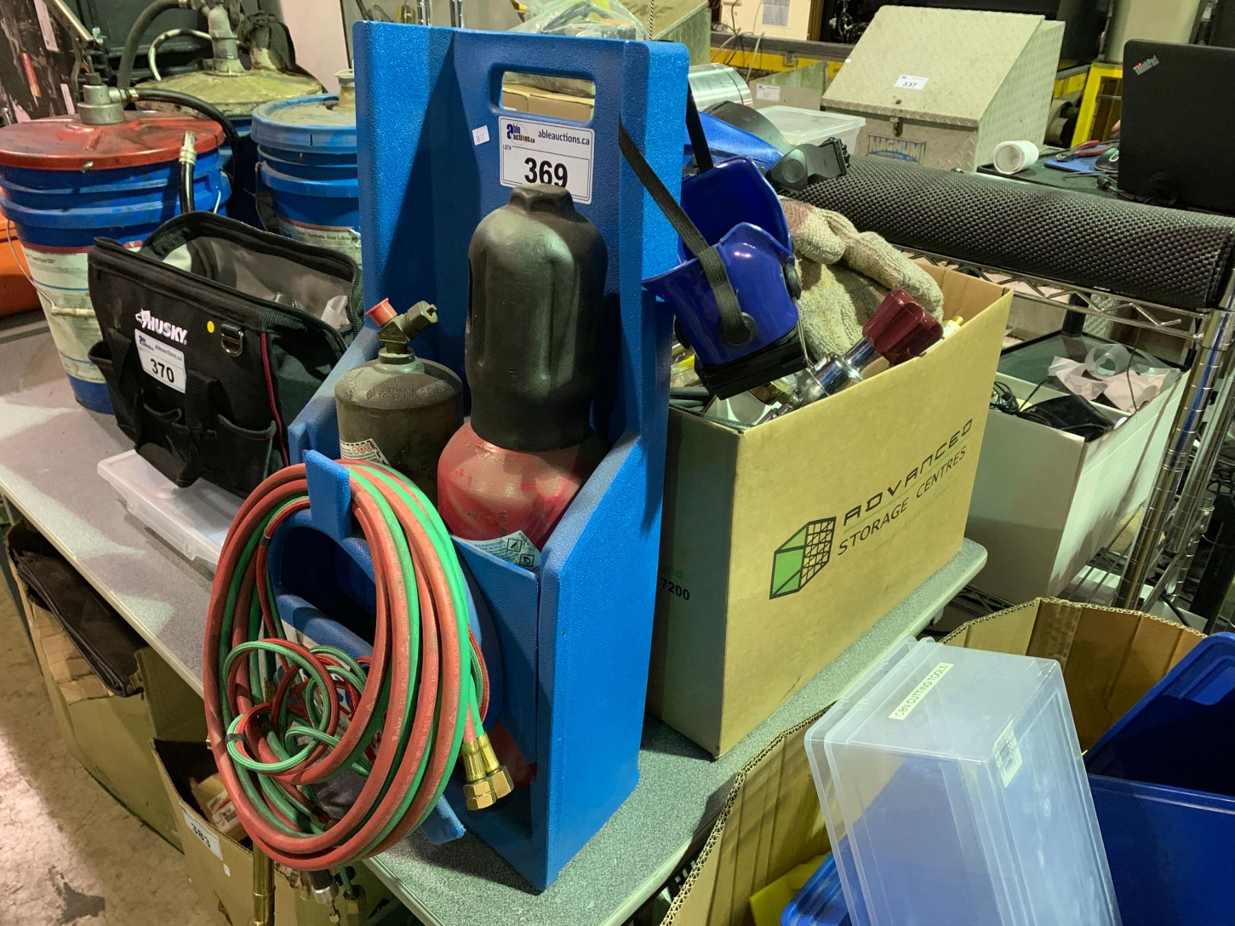 DUO MINI TORCH SET & BOX OF WELDING ACCESSORIES