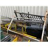 Image 2 : LOT OF ASSORTED METAL SCRAPS, GRATES & MOBILE CART WITH METAL SUPPORT RACKS