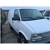 Image 2 : 2001 CHEVROLET ASTRO, 2DR VAN, WHITE, VIN # 1GCDM19W81B135431