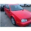 Image 2 : 2007 VOLKSWAGEN GOLF, 4DR HATCHBACK, RED, VIN # 9BWEL41JX74000348