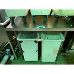 30"X36" STAINLESS STEEL EQUIPMENT TABLE