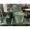 Image 1 : 4 ALUMINIUM POTS & STAINLESS STEEL WALL MOUNT SHELVES