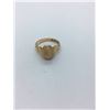 Image 1 : 18K LADIES' RING WITH AGATE