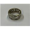 Image 1 : 14KT WHITE GOLD AND PLATINUM LADIES ETERNITY RING .97 CARATS