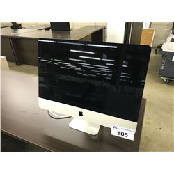 APPLE 21.5" IMAC, LATE 2013, 1 TB HDD, 2.7 GHZ I5 CPU, 8 GB RAM, WIPED, WORKING