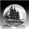Image 1 : Antique Chinese Painted Clipper Ship Paperweight