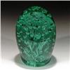 Image 1 : Antique English High Green Bottle Paperweight